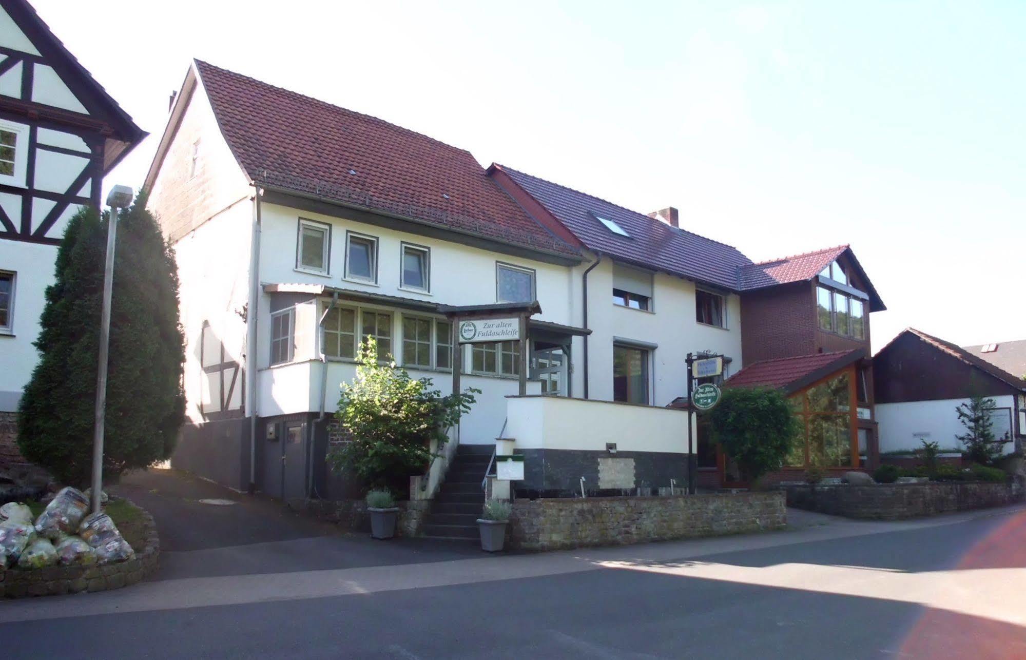 Zur Alten Fuldaschleife Guxhagen Exterior foto